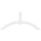 Ekena Millwork Archdale Architectural Grade PVC Gable Bracket, 60"W x 27 1/2"H x 2"D x 4"F, 11/12 Pitch GBP060X28X0204ARC00 - alternate 4